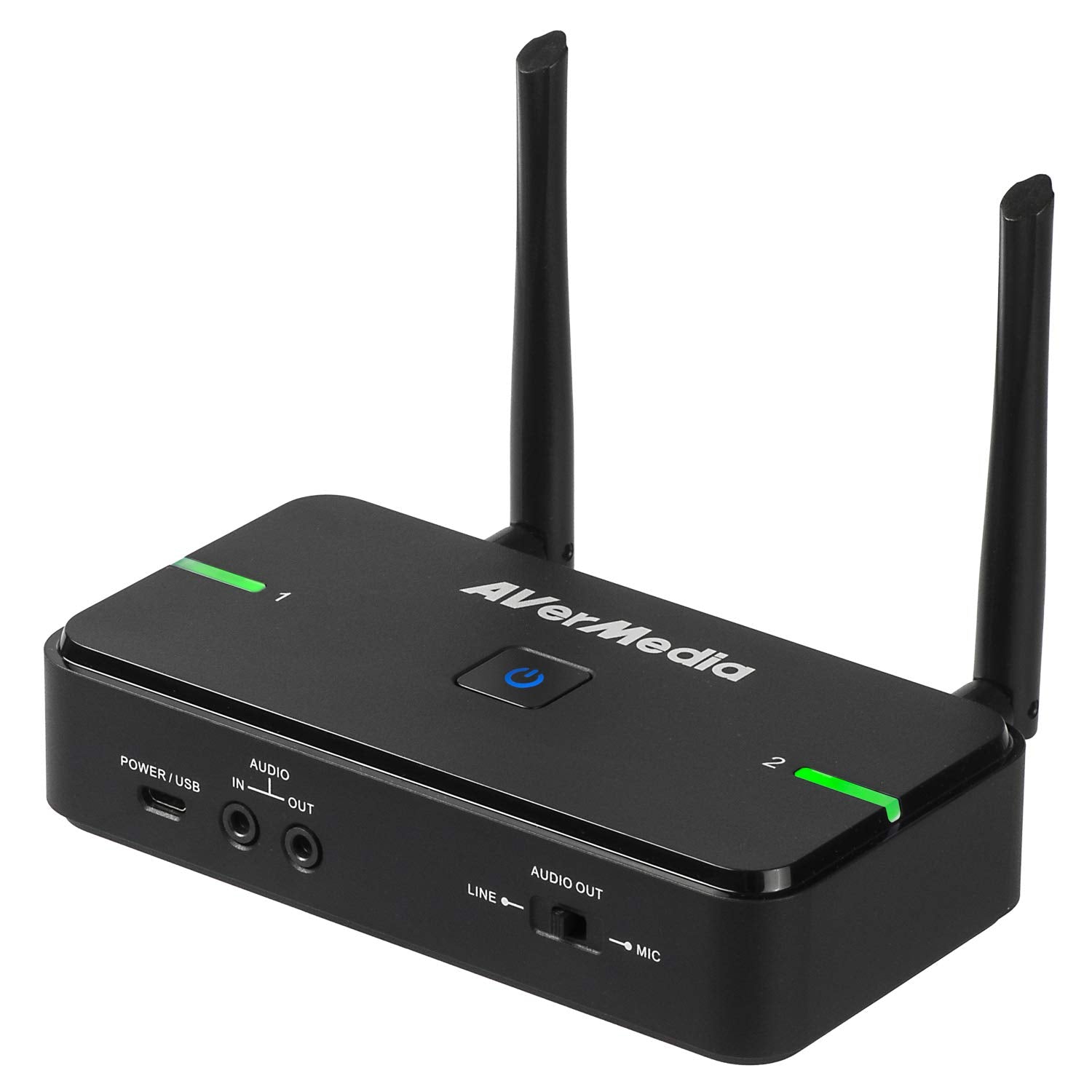 AVerMedia Avermic AW315: Wireless Teacher Microphones, Use 2 Microphones Simultaneously, One for Speaker and The Other for Audie